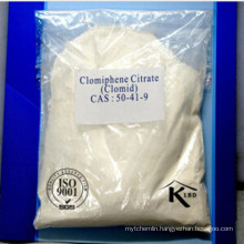 99%Min Purity Anti-Estrogen Steroid Clomifene Citrate/Clomid CAS 50-41-9